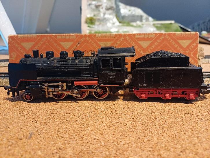 Marklin Stoomlocomotief met losse tender (TM800), Hobby en Vrije tijd, Modeltreinen | H0, Gebruikt, Locomotief, Wisselstroom, Märklin