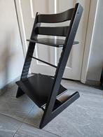 Nette zwarte Stokke tripp trapp kinderstoel, nieuw model., Kinderen en Baby's, Kinderstoelen, Ophalen, Zo goed als nieuw, Meegroeistoel