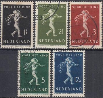 Nederland- 1939 - Kinderzegels - NVPH-327 t/m NVPH-331 - G beschikbaar voor biedingen