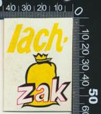 Sticker: Lachzak, Ophalen of Verzenden, Zo goed als nieuw, Strip of Tekenfilm