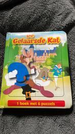 De gelaarsde kat 1 boek met 6 puzzels, Ophalen of Verzenden, Zo goed als nieuw, 3 tot 4 jaar