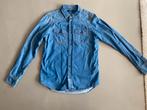 Diesel denim overhemd maat M, Diesel, Blauw, Zo goed als nieuw, Halswijdte 39/40 (M)
