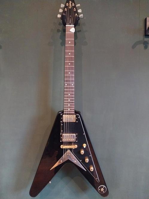 Epiphone '58 Flying V 90's Korea, Muziek en Instrumenten, Snaarinstrumenten | Gitaren | Elektrisch, Gebruikt, Solid body, Epiphone