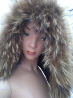 Capuchon met echt bont (sorry), Kleding | Dames, Jassen | Winter, Maat 38/40 (M), Bruin, Ophalen of Verzenden, Gedragen