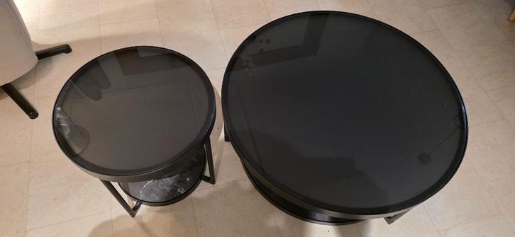 Ikea Salontafel 2 delig (Frötorp), Huis en Inrichting, Tafels | Salontafels, Gebruikt, Minder dan 50 cm, 50 tot 100 cm, 50 tot 100 cm