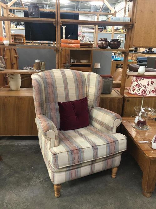 Fauteuil geblokt mp414 WD-028, Huis en Inrichting, Fauteuils, 50 tot 75 cm, Ophalen of Verzenden
