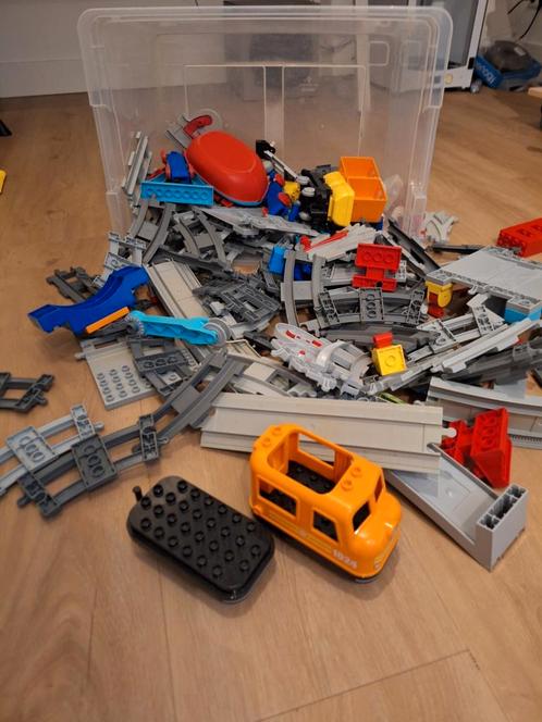 Grote set duplo trein., Kinderen en Baby's, Speelgoed | Duplo en Lego, Zo goed als nieuw, Duplo, Ophalen of Verzenden