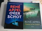 Overschot en Dansen in het donker van Rene Appel, Ophalen of Verzenden, Zo goed als nieuw, Nederland, René Appel