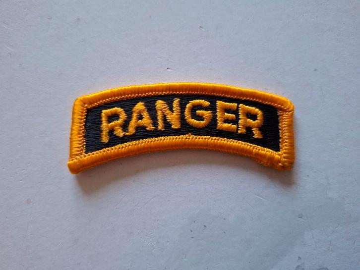 US ranger tab, Verzamelen, Militaria | Algemeen, Landmacht, Embleem of Badge, Amerika, Ophalen of Verzenden