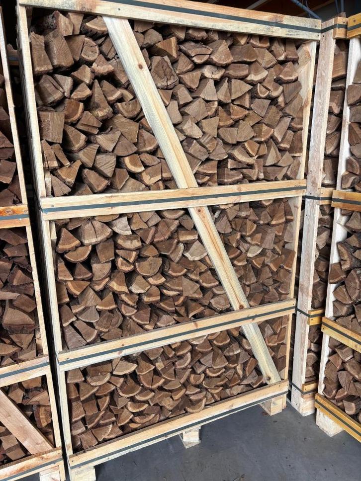 MEGA pallet eikenhout oven gedroogd haardhout 120x85x200cm, Tuin en Terras, Haardhout, Blokken, Eikenhout, Minder dan 3 m³, Ophalen of Verzenden