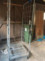 Te koop 2 rolcontainers, Doe-het-zelf en Verbouw, Transportwagens, 100 liter of meer, Ophalen, Gebruikt, Transportkar