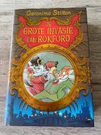 Geronimo Stilton - De grote invasie van Rokford als NIEUW, Geronimo Stilton, Ophalen of Verzenden, Zo goed als nieuw