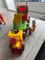 Bing Trein met Huisje & Extra Poppetjes, Kinderen en Baby's, Ophalen, Gebruikt, Overige typen, Met wieltjes