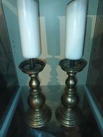 Bol Kandelaars.   Zeer. Oud en oud antiek, Ophalen of Verzenden, Overige materialen, Minder dan 25 cm