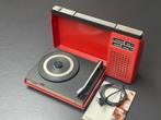 Philips GF423 Platenspeler - Rood - Goede Staat, Audio, Tv en Foto, Platenspelers, Ophalen of Verzenden, Gebruikt, Platenspeler