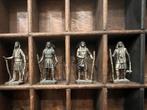 4 metalen Native Americans (indianen) miniaturen, Verzamelen, Beelden en Beeldjes, Ophalen of Verzenden, Zo goed als nieuw, Mens