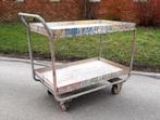 Industriële transportwagen - (drankkar, plantenkar, trolley), Antiek en Kunst, Curiosa en Brocante, Ophalen