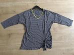 DIDI top 3 kwart mouw blauw-wit maat S, Blauw, Didi, Ophalen of Verzenden, Lange mouw