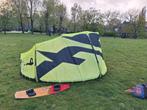 Mooie volledige kitesurf set F-One Bandit, Watersport en Boten, Kitesurfen, Kitesurf-set, Zo goed als nieuw, Twintip, 9 m²