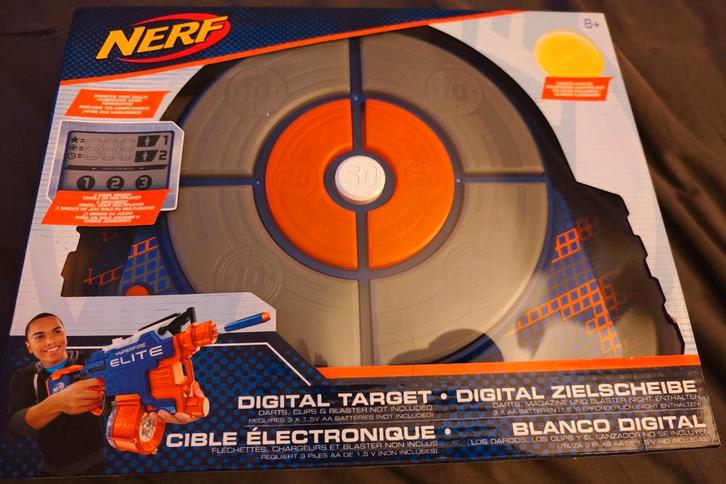 NERF Elite Strike and Score Digitaal Doelwit, Kinderen en Baby's, Speelgoed | Buiten | Actiespeelgoed, Nieuw, Ophalen of Verzenden