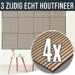 Akoestische Wand Panelen - 4 Stuks - 60x60 - Echt Houtfineer, Nieuw, Ophalen of Verzenden, Office@optimal-group.nl, Kerkweg