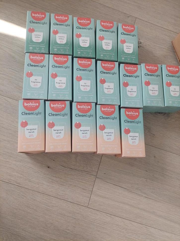 Bolsius Cleanlight Kaars Refills - 3 Geuren, Huis en Inrichting, Woonaccessoires | Kandelaars en Kaarsen, Nieuw, Kaars, Minder dan 25 cm