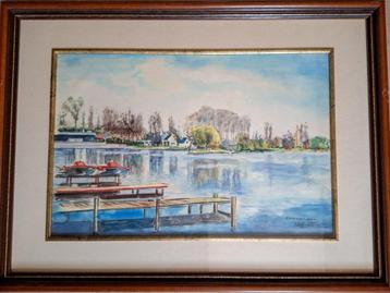 Aquarels (2) Van Adelbert beschikbaar voor biedingen