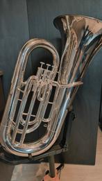 LAATSTE WEEK Yamaha YEB201S bas tuba, Ophalen of Verzenden, Zo goed als nieuw, Euphonium of Tenortuba