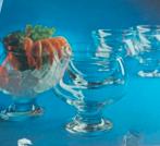 Vintage set Fruits de Mer cocktailglazen, Ophalen of Verzenden, Zo goed als nieuw, Glas, Overige stijlen