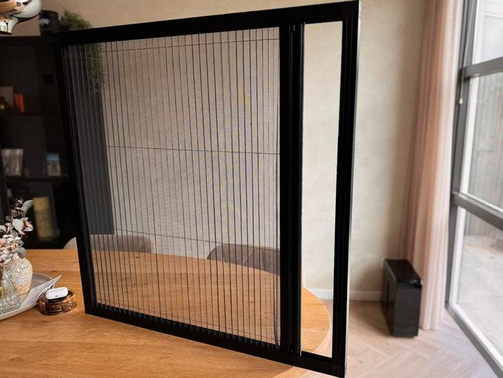 Nieuw Plissé raamhor zwart 80x80, Doe-het-zelf en Verbouw, Deuren en Horren, Nieuw, Overige typen, Minder dan 200 cm, 80 tot 100 cm