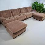 Vintage 6-delige modulaire zithoek, sofa's, elementenbank, Huis en Inrichting, Banken | Bankstellen, Ophalen, 75 tot 100 cm, Zo goed als nieuw