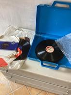 Oude platenspeler met bakelieten platen, Audio, Tv en Foto, Platenspelers, Ophalen, Gebruikt, Platenspeler, Overige merken