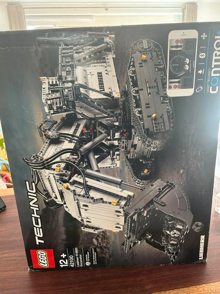 Lego technic 42100 Liebherr R 9800 excavator, Kinderen en Baby's, Speelgoed | Duplo en Lego, Zo goed als nieuw, Lego, Complete set