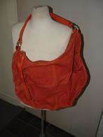 Echt suede Gio Gini schoudertas - tas - damestas., Overige merken, Overige kleuren, Ophalen of Verzenden, Zo goed als nieuw