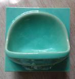 Villeroy Boch vintage inbouw zeepbakje mintgroen, Ophalen of Verzenden, Zo goed als nieuw, Overige typen