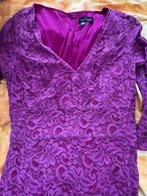 La dress jurk - kant paars. Maat xl/40-42, Verzenden, Zo goed als nieuw, Maat 42/44 (L), Paars