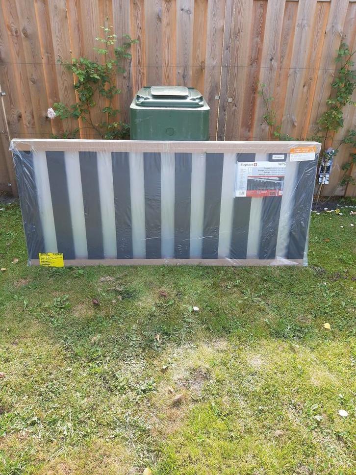 In prijs verlaagd. 3 Nieuwe tuinhekken composiet Elephant, Tuin en Terras, Tuinhekken en Hekwerk, Nieuw, Kunststof, Ophalen