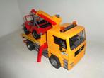 Bruder MAN TGA sleepdienst met jeep., Ophalen of Verzenden