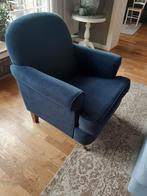 Club fauteul donker blauw  het zijn er 2, Huis en Inrichting, Fauteuils, Ophalen of Verzenden, 75 tot 100 cm, Minder dan 50 cm