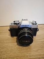 Minolta XG-M + 50mm 1:2 lens, Ophalen of Verzenden, Gebruikt, Spiegelreflex, Minolta
