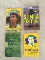 voetbalboeken- Brazilianen, spelers,sambavoetbal ( 4 stuks), Ophalen of Verzenden, Zo goed als nieuw, Balsport