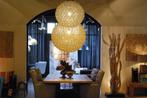 Kristallen kroonluchter, ronde hanglamp verlichting XXL  784, Ophalen of Verzenden, Zo goed als nieuw, 75 cm of meer