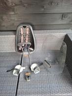 Yepp Fietsstoeltje Voorzitje met Windscherm, Yepp, Ophalen of Verzenden, Gebruikt, Voetsteuntjes