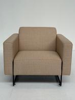 Artifort Mare Fauteuil - Beige Ploegstof, Antraciet Onderste, Ophalen, Zo goed als nieuw, Stof, 75 tot 100 cm