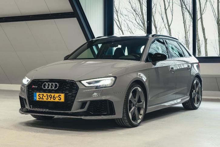 Audi RS3 2.5 Tfsi 400pk Quattro S 2017, origineel, 1ste lak, Auto's, Audi, Particulier, A3, 4x4, ABS, Achteruitrijcamera, Adaptieve lichten