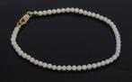 Parel dames armband 14k gouden fraai karabijn slot vintage, Sieraden, Tassen en Uiterlijk, Armbanden, Voordeelsieraden, Ophalen of Verzenden