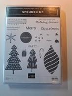 Stampin up stempelset en bijbehorende stansen: spruced up, Ophalen of Verzenden, Zo goed als nieuw