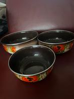 Vintage schalenset - 14, 16, 18 cm - Nieuwstaat, Overige materialen, Schaal, Rond, Nieuw