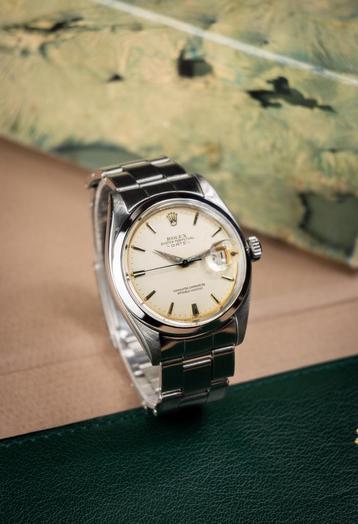 Rolex Oyster Perpetual Date 34 / Incl Rolex doos / Ref. 1500 beschikbaar voor biedingen