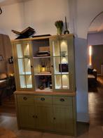Mooie groene buffetkast, Ophalen, 200 cm of meer, 25 tot 50 cm, Met deur(en)